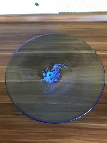 Ciotola vetro murano blu - vetro, di