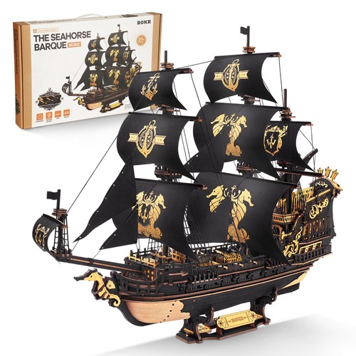 Puzzle legno barca a - in,