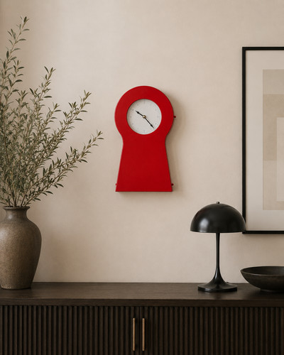 Orologio rosso ikea vintage - rosso,