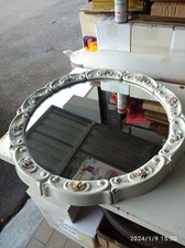 Completo Da Bagno Ceramica Capodimonte Specchio Lampadario Più Accessori