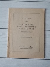 Autori Vari "Catalogo della 1° Biennale dell'incisione dei giovani"