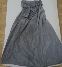 Gonna lunga con cintura a nastro – Solada – grigia scura