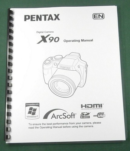 Manuale operativo pentax x90 - manuale,