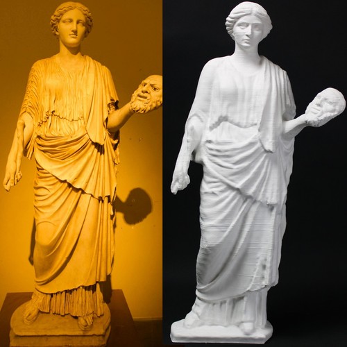 Scultura melpomena gadget da - gadget,