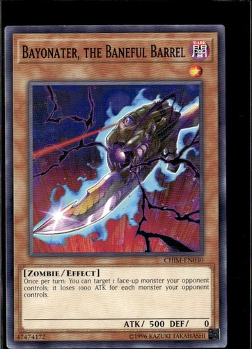 Bayonater il barile - yu-gi-oh,