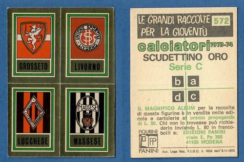 Scudetto calciatori panini - calciatori,