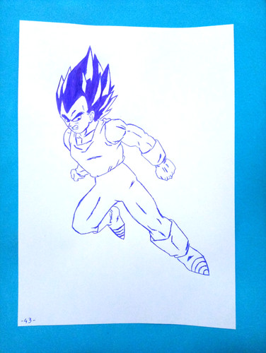 Disegno vegeta dragonball z - dragonball,