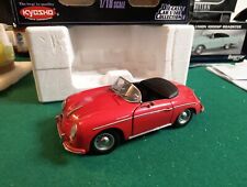 KYOSHO 7007 PORSCHE 356A 1600 SPEEDSTER  RED 1:18 In Box Originale 