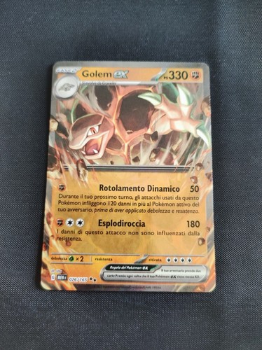 Carte pokemon golem ex - carte,