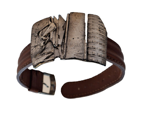 Bracciale scultura brutalista