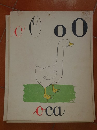 Abecedario parete vintage - abecedario,