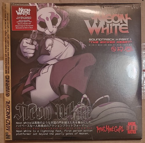 Neon white part wicked heart - neon,