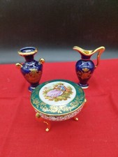 Limoges 3 Oggetti Da Vetrina