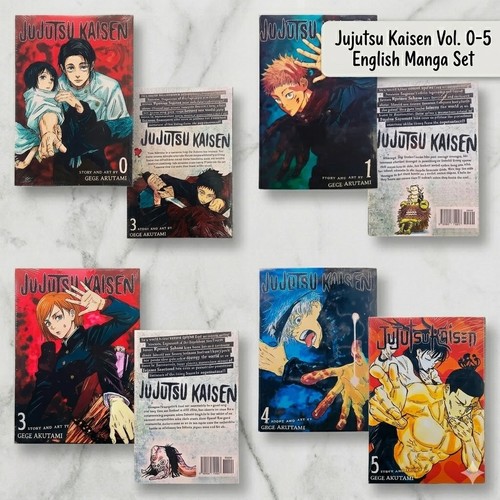 Jujutsu kaisen vol manga - jujutsu,