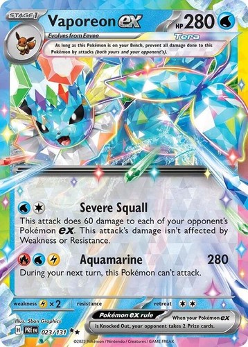 Vaporeon 023 131 - ex,