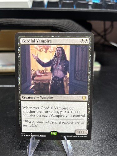 Cordial vampire commander - vampire,