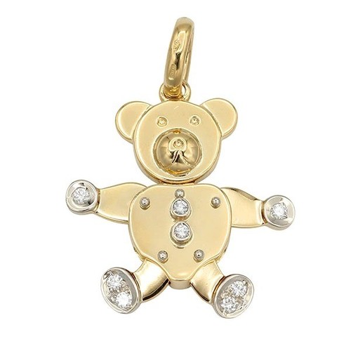 Collana con ciondolo pomellato - collana,