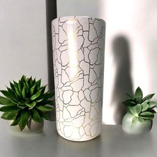 Portaombrelli classico in ceramica foglia oro design tondo per ufficio, arredo casa