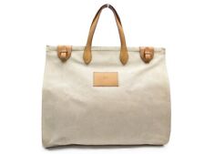BORSA DA VIAGGIO VINTAGE HERMES KABA IN TELA E PELLE BEIGE BORSA DA VIAGGIO 5...