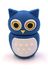 Gufo uccellino in blu