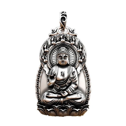 Collana uomo buddista - collana,