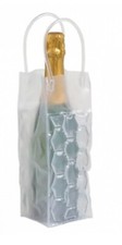 N.6 FREEZE BAG TRASPARENTE ICE BAG Secchiello Borsa refrigerante bottiglia vino