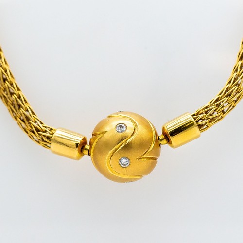Collana 750 18k oro giallo - collana,
