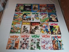 FANZINE WOW  SEQUENZA COMPLETA 1 - 20 VARI PERSONAGGI DEI FUMETTI ANNI 70