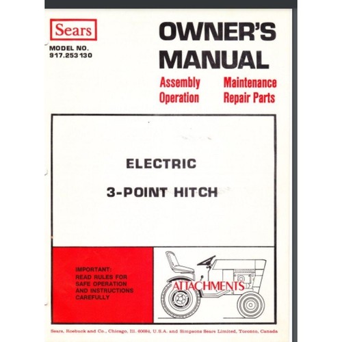 Sears trattore elettrico - sears,