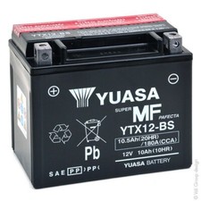 BATTERIA ORIGINALE YUASA YTX12-BS SYM QUAD LANDER S 300 2007 2008 2009 2010 2011
