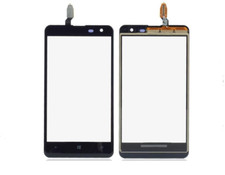 TOUCH SCREEN NERO PER NOKIA LUMIA 625 VETRO VETRINO GLASS