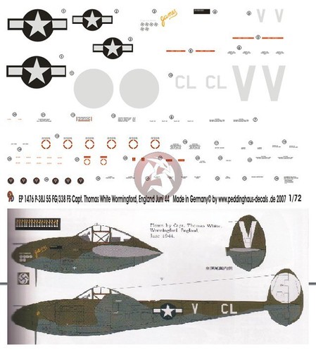 Peddinghaus p 38j - peddinghaus, 1/72
