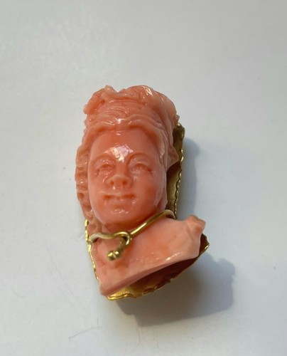 Spilla corallo rosa - spilla,