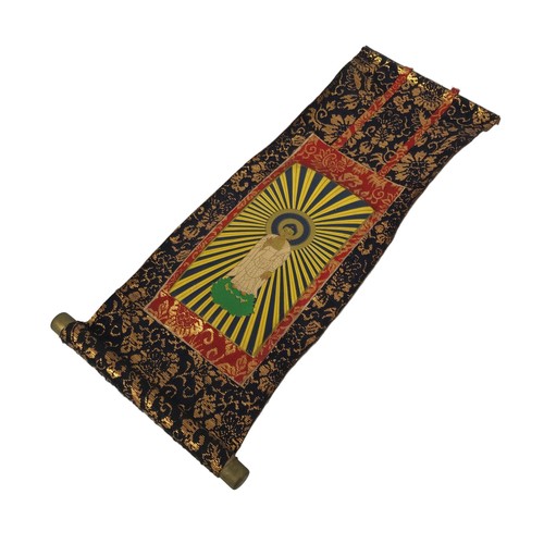 Buddhist altar fitting - altar, scroll