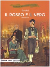 La grande letteratura a fumetti n°25:il Rosso e il Nero 1° parte - Mondadori