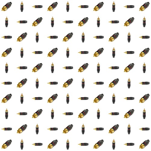 100x connettore rca audio - 100x,