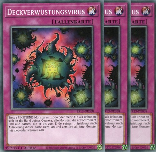 Yugioh virus della - 3x,