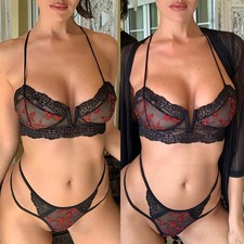 Set reggiseno donna sexy pizzo