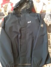 Giacca antipioggia Jack Wolfskin  ragazzi altezza max  164 cm colore nero perfet