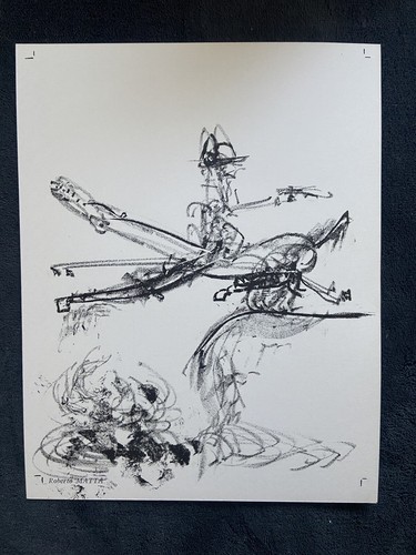 Roberto matta litografia a - roberto,