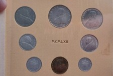 VATICANO Serie divisionale 1962 FDC Concilio ecumenico con rara 500 Lire Stemma