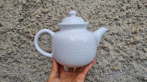 Teiera ceramica bianca - teiera, in