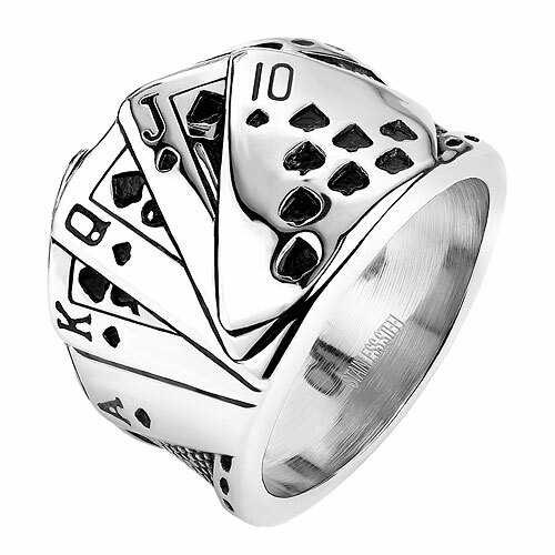 Anello uomo biker rocker - , carte