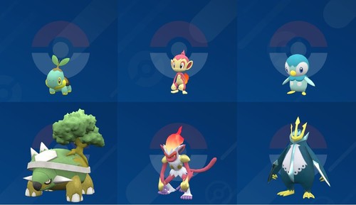 Tutti gli starter - di, sinnoh