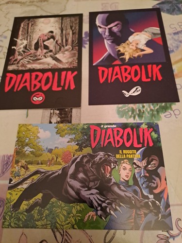 Diabolik cartoline astorina - diabolik:,