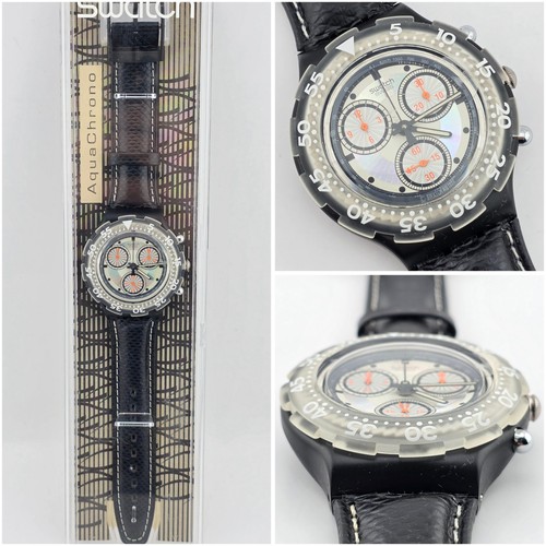 Swatch aqua chrono black - swatch,