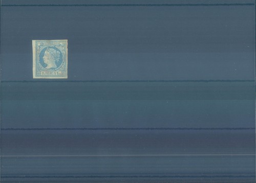 Spagna 1860 1861 vero - blu, mh