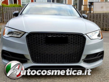 Calandra griglia radiatore Audi A3 8V 2012-2016 nido d'ape nera lucida RS3 look-