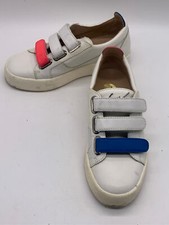 Giuseppe Zanotti sneaker bassa donna pelle bianca chiusura gancio tg 34,5 us 4,5