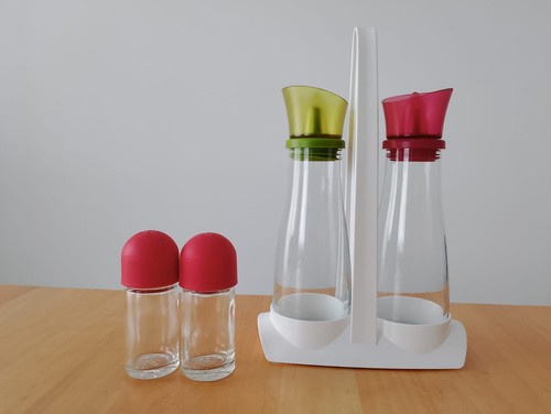 Set olio aceto - pepe, e
